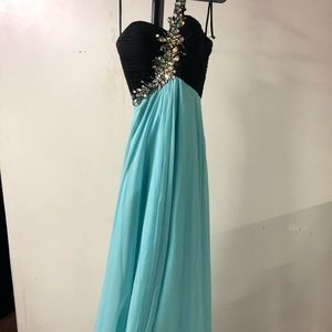 Night Moves One strap Prom Dress